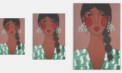 COCOmaison Schilderijen>Zorra wand doek - 70x100cm
